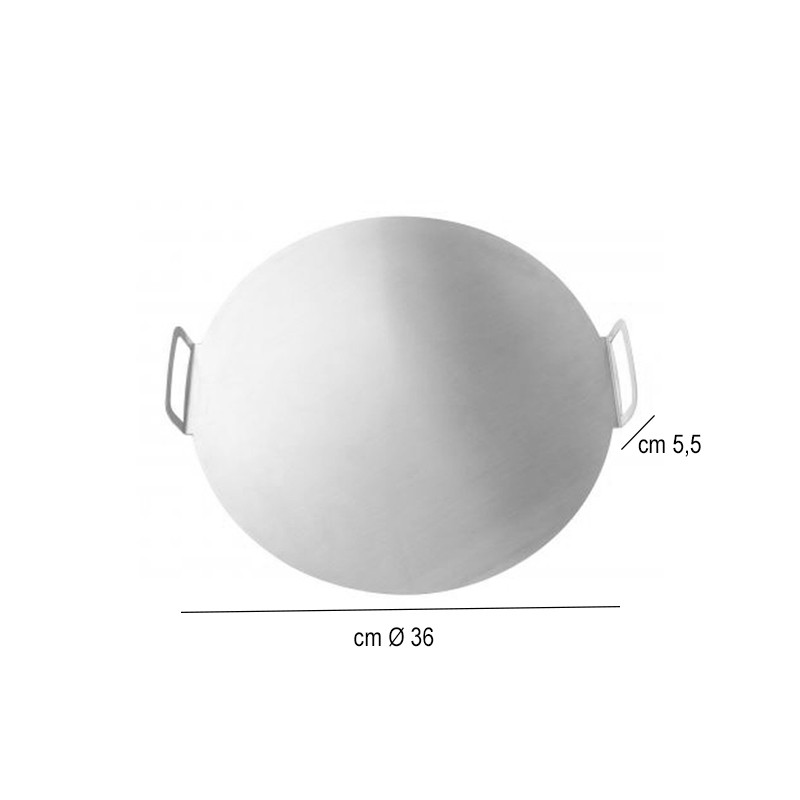 Vassoio pizza in alluminio Gi-metal  in Porcellane