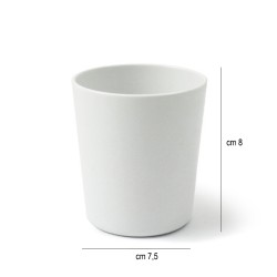 Bicchiere melamina bianco   in Bicchieri plastica rigida riutilizzabili