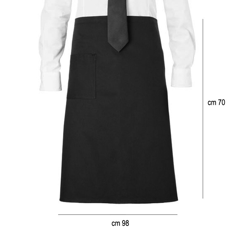 Grembiule cucina e sala nero Giblors  in Grembiuli cucina