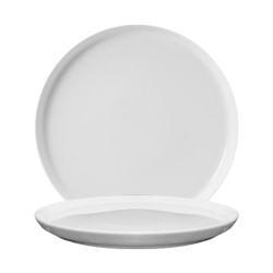 Piatto piano nordika bianco | Piatti da ristorante | Rausa srl