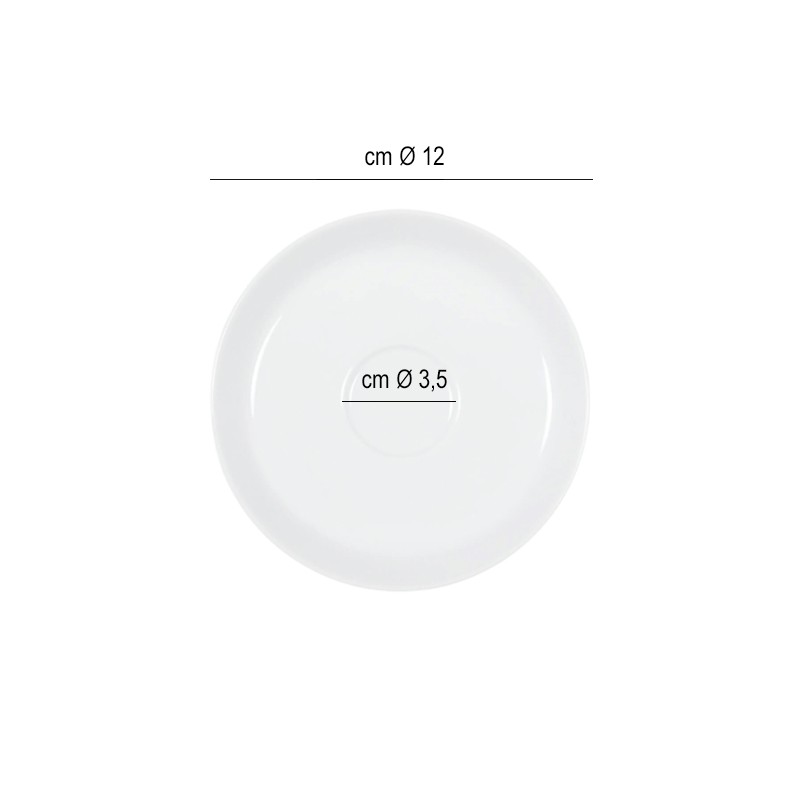 Piattino Tazzina caffè Nordika   in Linee