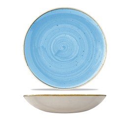 Piatto fondo churchill stonecast cornflower blue | Piatti da ristorante