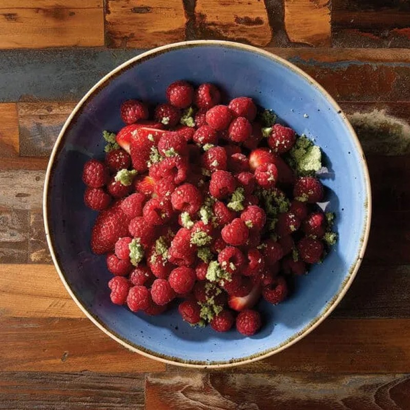 Piatto fondo churchill stonecast cornflower blue Churchill Porcellana  in Linee