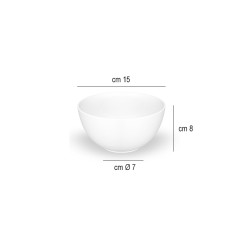 Ciotola Universal bianco cm 15   in Linee