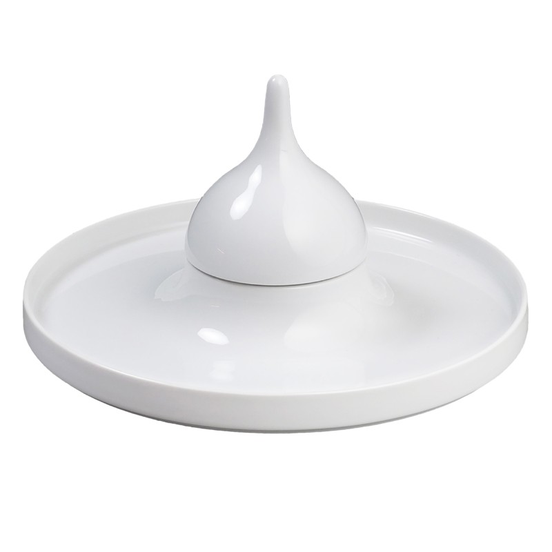 Piatto tasting universal bianco cm 24   in Linee