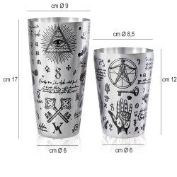 Boston completo Yokay Alchemy Lumian  in Shaker cocktail