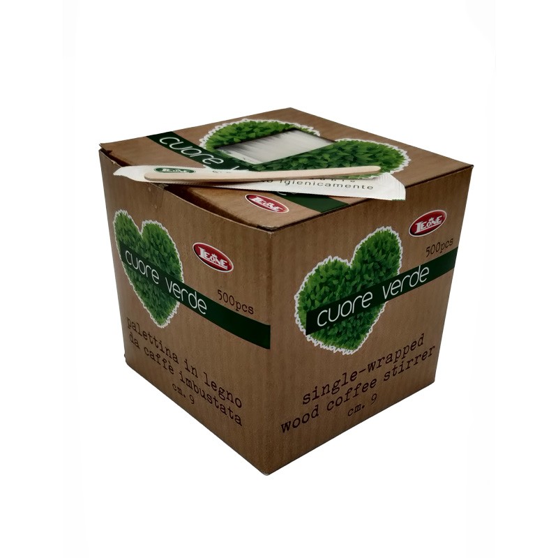 Palettine per caffè in legno Leone decorazioni  in Monouso