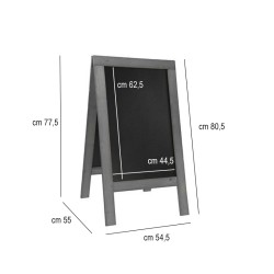 Lavagna da terra grigio Rustico Securit Lavagne  in Tavola