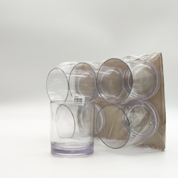 Tumbler in acrilico trasparente cl 33   in Bicchieri plastica rigida riutilizzabili