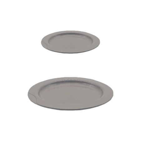 Piatto piano plastica rigido | Piatti plastica riutilizzabili | Rausa Srl