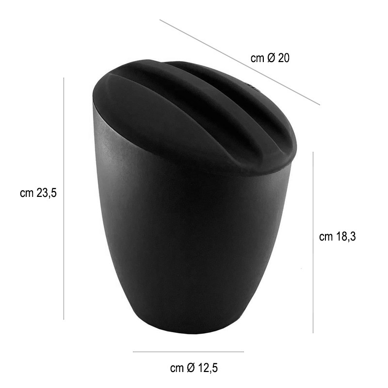 Contenitore ghiaccio tondo   in Bar