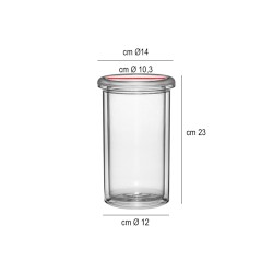 Termobottiglia trasparente Brevetti Waf  in Secchielli per ghiaccio