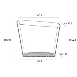 Secchiello porta bottiglie quadro Brevetti Waf  in Secchielli per ghiaccio