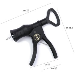 Cavatappi Junior nero Brevetti Waf  in Cavatappi professionali