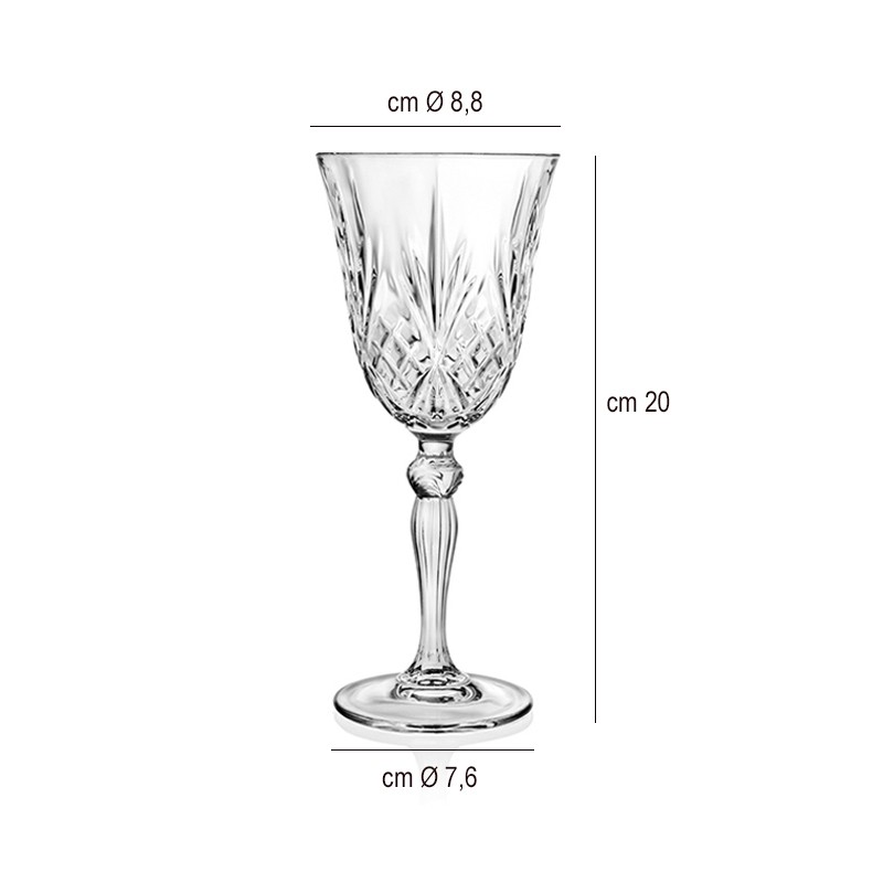 Calice melodia cl 27 Rcr bicchieri  in Linee