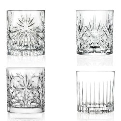 Set Bicchieri bassi Mixology Rcr 31 - 36 cl | Bicchieri Bar | Rausa