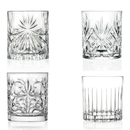 Set Bicchieri bassi Mixology Rcr 31 - 36 cl | Bicchieri Bar | Rausa