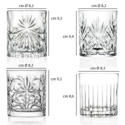 Set bicchieri bassi mixology Rcr bicchieri  in Bicchieri