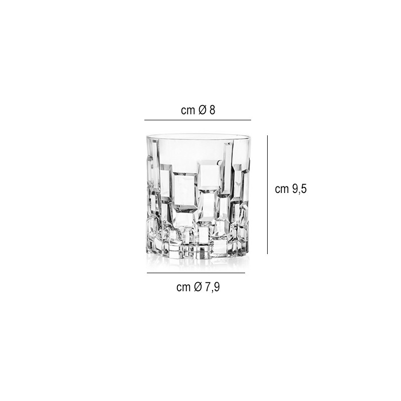 Bicchiere etna cl 33 Rcr bicchieri  in Tumbler bassi
