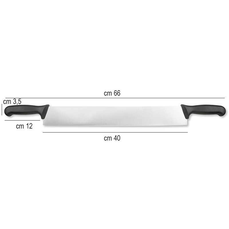 Coltello 2 manici cm 40 supra Ambrogio Sanelli coltelli  in Coltelli da cucina professionali