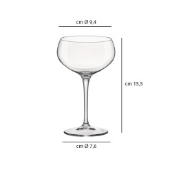 Calice vintage cocktail Novecento   in Coppe cocktail
