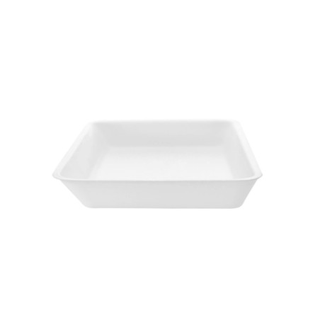 Vaschetta gastronomia svasata alta bianca | Rausa srl