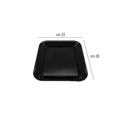 Vassoio gastronomia nero   in Buffet