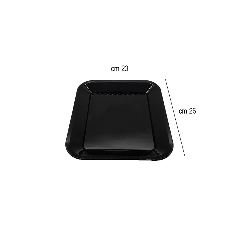 Vassoio gastronomia nero   in Buffet