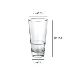 Bicchiere conic 355 Vetreria di Borgonovo  in Tumbler alti