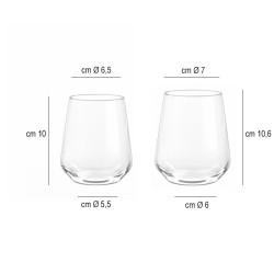 Bicchiere acqua contea Vetreria di Borgonovo  in Bicchieri