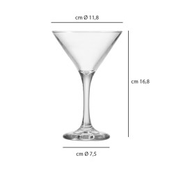 Coppa martini cocktail Vetreria di Borgonovo  in Bicchieri