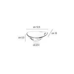 Ciotola in vetro pratika Vetreria di Borgonovo  in Porcellane
