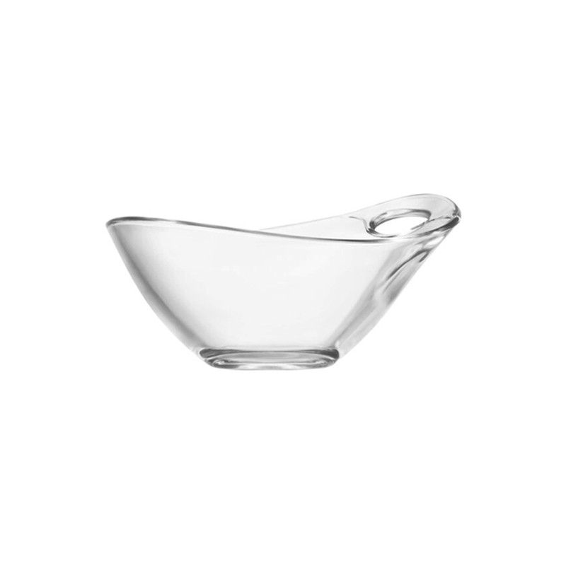 Insalatiera in vetro pratika Vetreria di Borgonovo  in Porcellane