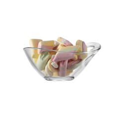 Insalatiera in vetro pratika Vetreria di Borgonovo  in Porcellane