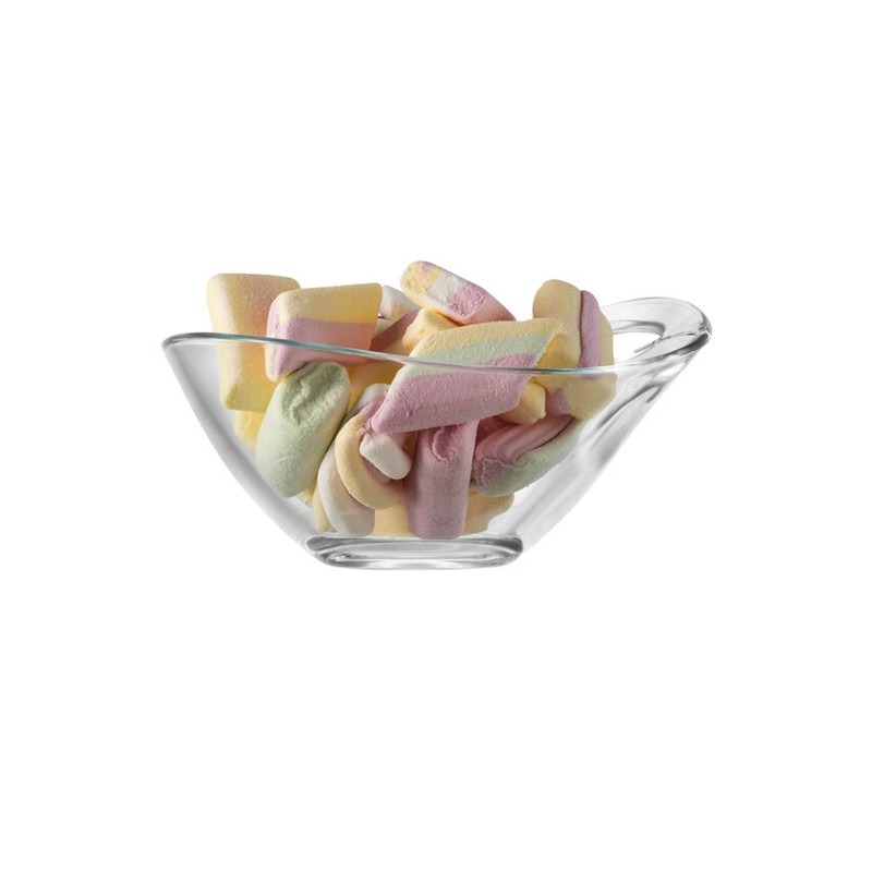 Insalatiera in vetro pratika Vetreria di Borgonovo  in Porcellane