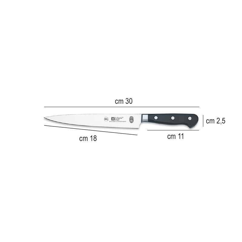 Coltello filettare forgiato atlantic premium Piazza Effepi  in Coltelli da cucina professionali