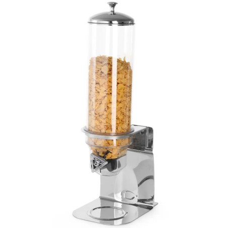 Distributore per cereali buffet acciaio inox e policarbonato | Rausa
