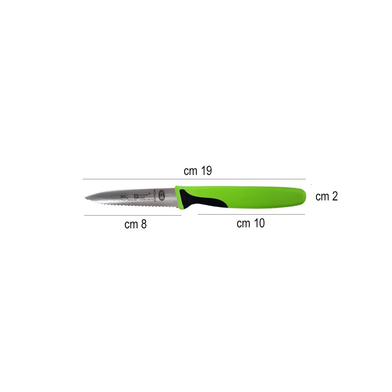 Coltello spelucchino lama seghettata Atlantic chef  in Spelucchini