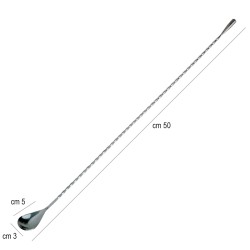 Bar spoon acciaio 50 cm Piazza Effepi  in Bar spoon