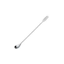 Bar spoon acciaio con forchetta Piazza Effepi  in Bar spoon