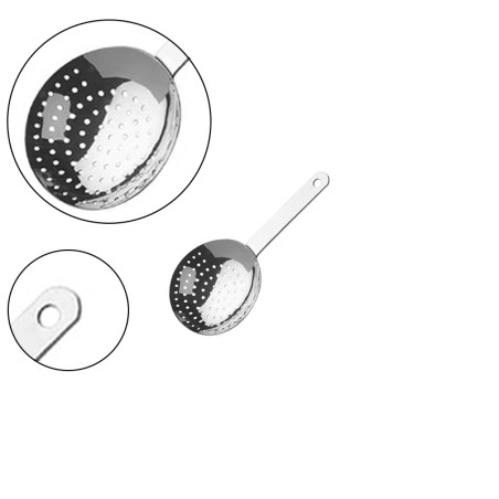 Cucchiaio forato cocktail acciaio inox | Bar spoon | Rausa srl