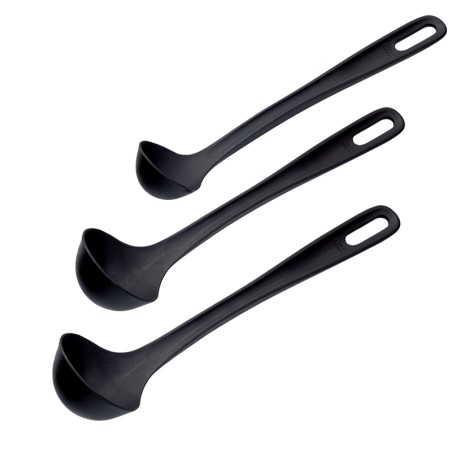 Mestolo nero per antiaderente in nylon | Mestoli da cucina | Rausa