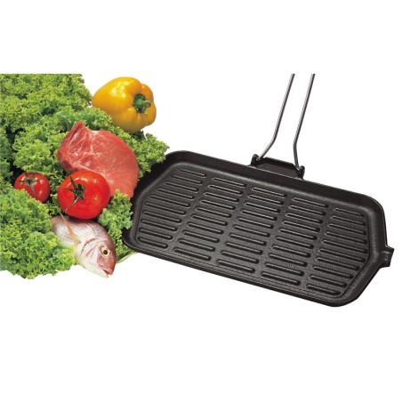 Bistecchiera in ghisa professionale | 23x36 cm | Ilsa