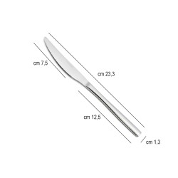 Coltello tavola fashion Eme posate  in Linee