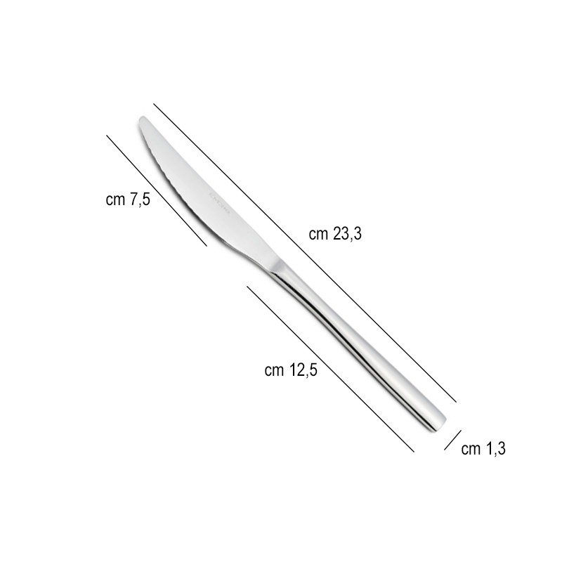 Coltello tavola fashion Eme posate  in Linee