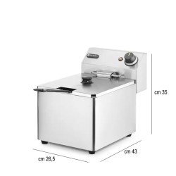 Friggitrice da banco elettrica 8 Litri Hendi  in Cucina