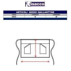 Grembiule vita smoke Isacco Isacco  in Abbigliamento