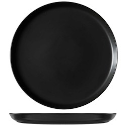 Piatto nero opaco piano nordika | Piatti da ristorante | Rausa srl