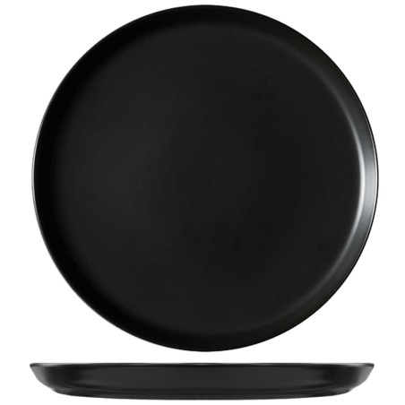 Piatto nero opaco piano nordika | Piatti da ristorante | Rausa srl