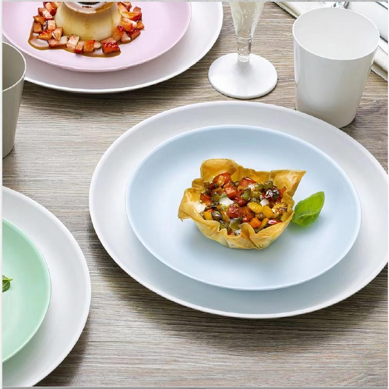 Piatti plastica rigida verde Goldplast  in Piatti plastica rigida riutilizzabili